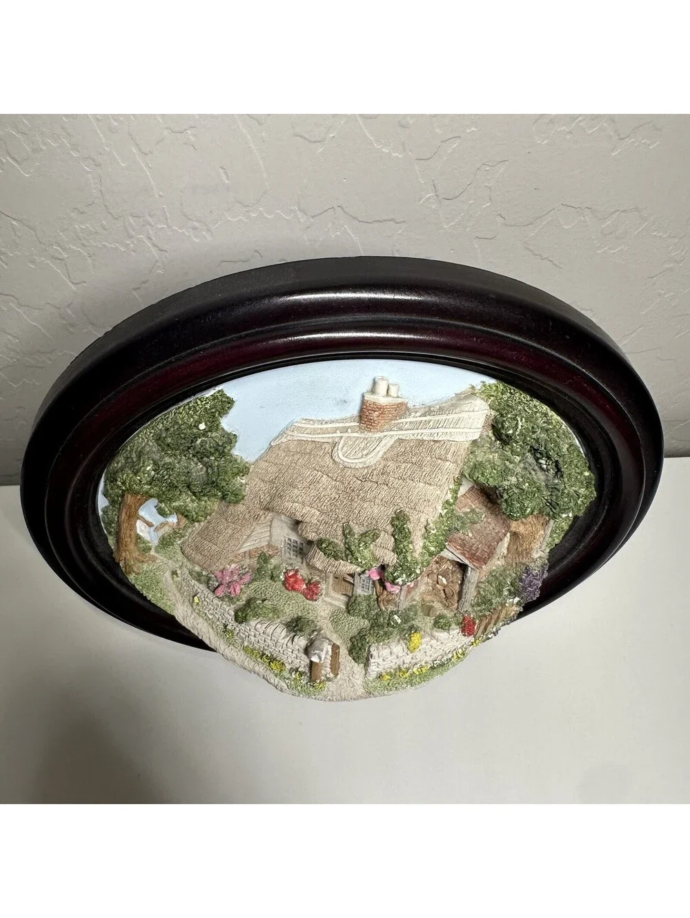 Lakeland Studios 3D English Cottage Plaque Frame Art Cottagecore Whimsical